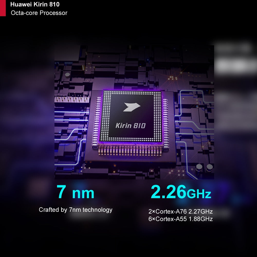 Honor 9X Smartphone Huawei Kirin 810 Mobile Phone 4000mAh Battery 6.59inch 7nm 48MP Auto pop up caemra Google Play