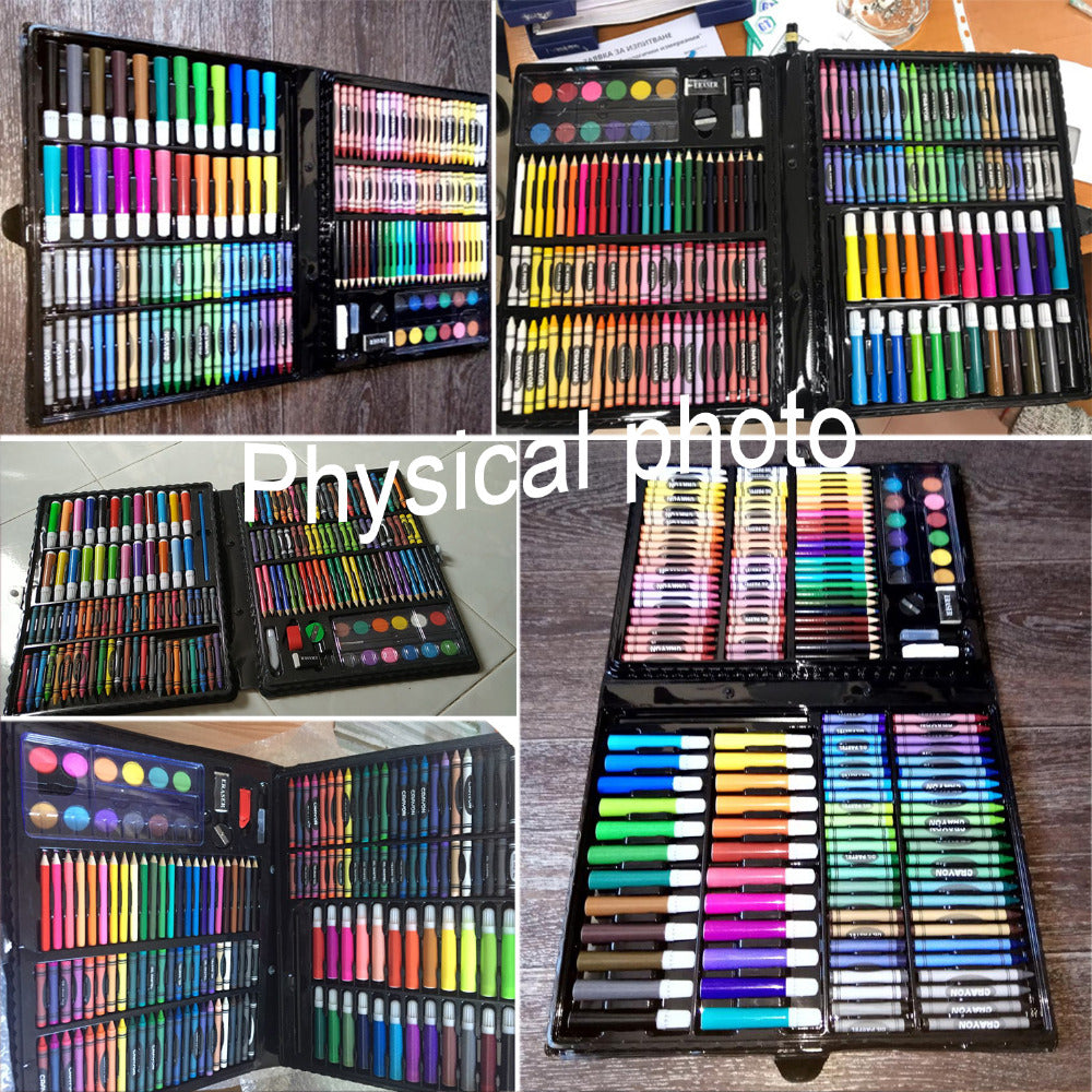 168PCS Painting Drawing Art Artist Set Kit for Kids Children Boys Girls Students Christmas Birthday Holiday Festival Gift