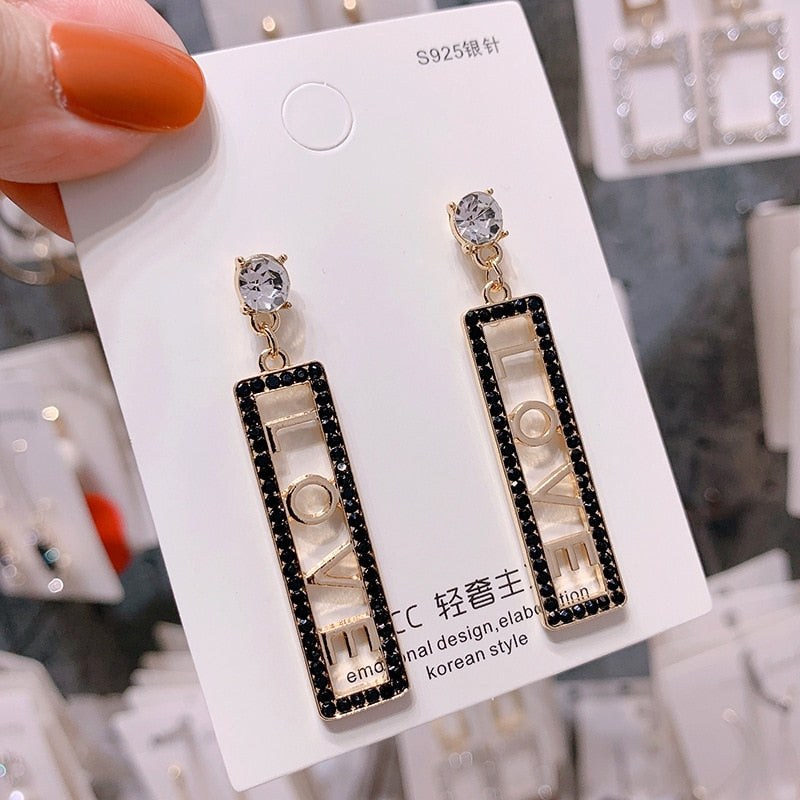 silver needle long pearl earrings female fashion temperament simple anti-allergy earrings summer personality net ornaments