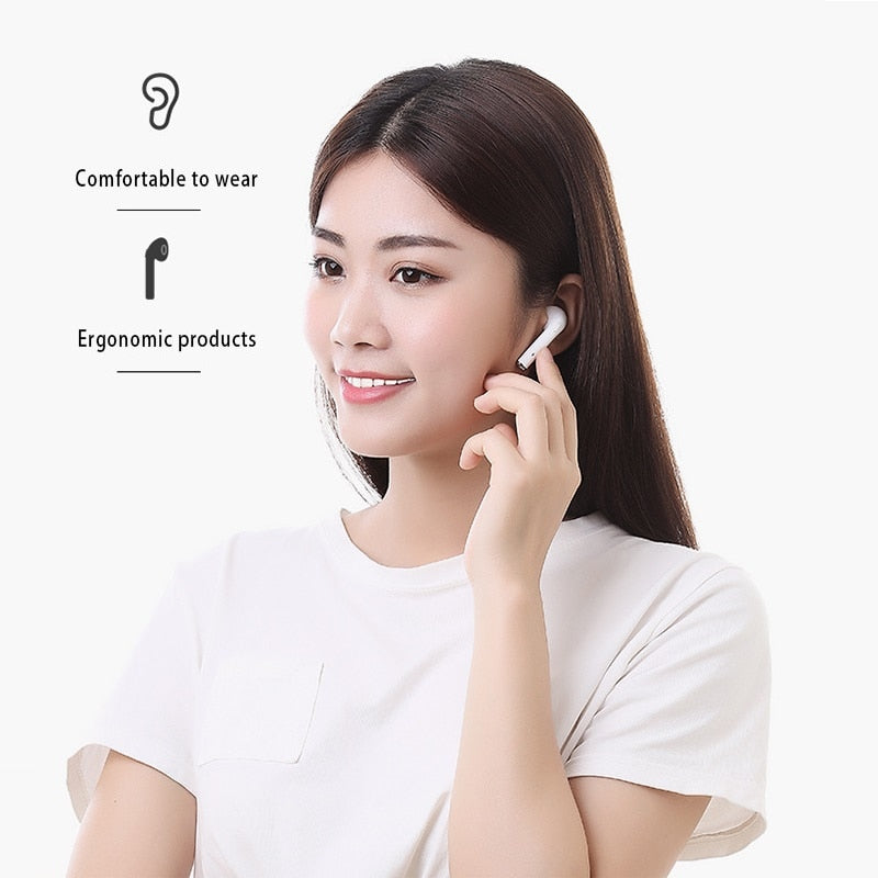 Bluetooth earphone with Mic Charging pods i7s tws air Wireless Headphones Headsets Stereo In-Ear for ios Android phone Handsfree