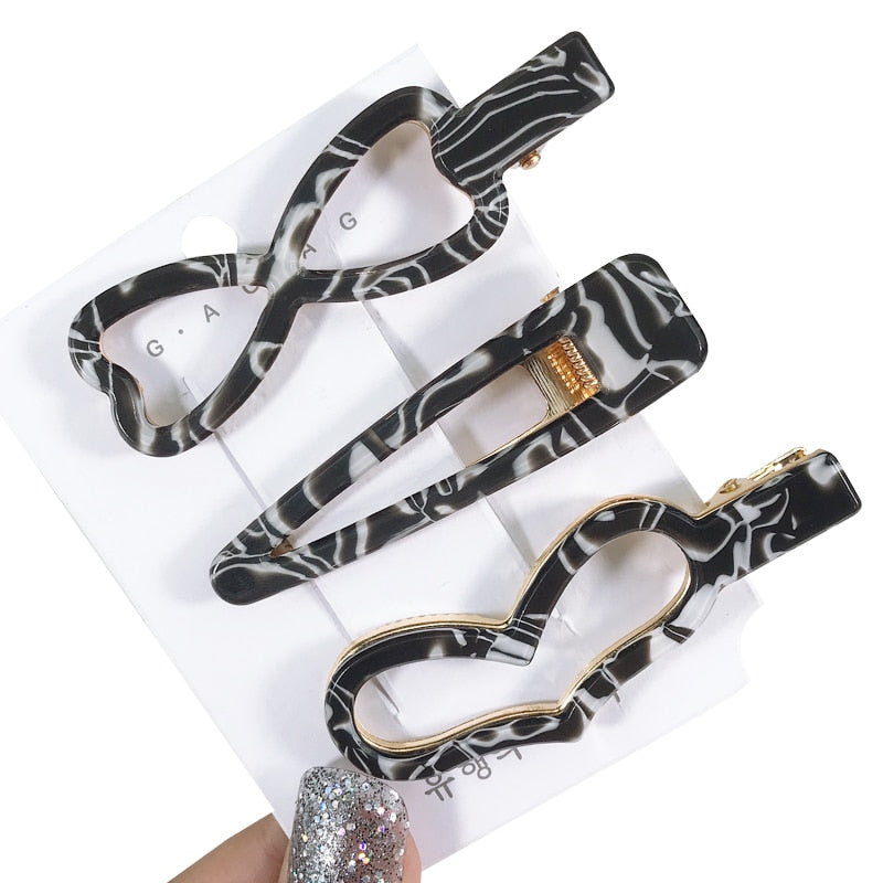 1Set Popular Pearl Hair Clips Fashionable Woman Summer Hair accessories Hairpins BB Clip Styling Tools Barrettes Headwear