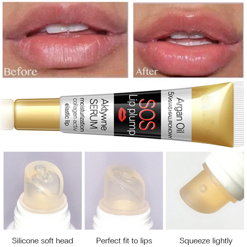 Instant Volumising Lip Plumper Moisturizing Lip Repairing Reduce Lip Fine Lines Brighten Lip Color Collagen Lip Plumper Oil