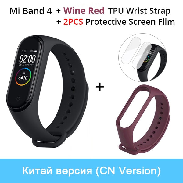 Xiaomi Mi Band 4 Original 2019 Newest Music Smart Miband 4 Bracelet Heart Rate Fitness 135mAh Color Screen Bluetooth 5.0