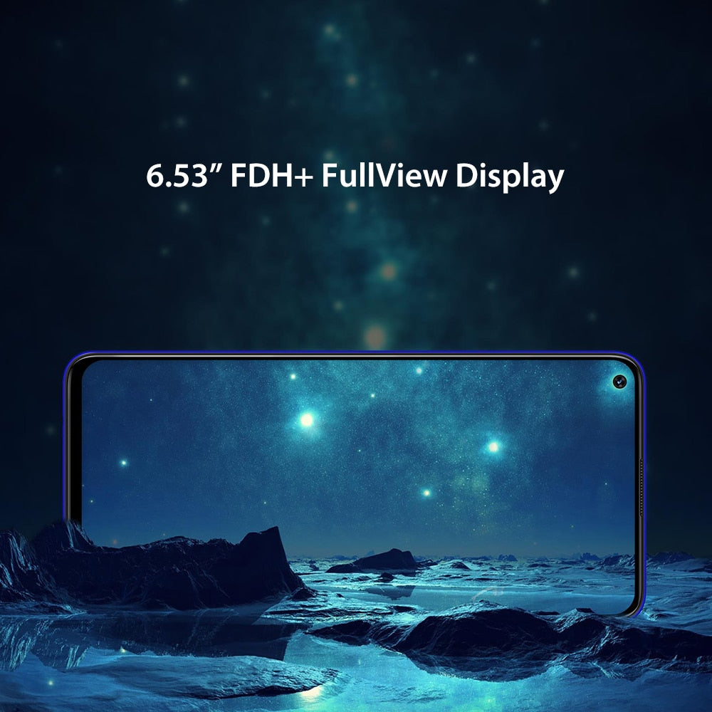 Pre-sale UMIDIGI F2 Android 10 Global Version 6.53"FHD+6GB 128GB 48MP AI Quad Camera 32MP Selfie Helio P70 Cellphone 5150mAh NFC
