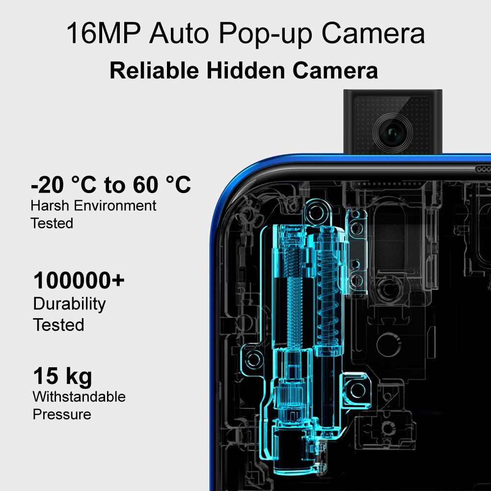 Honor 9X Smartphone Huawei Kirin 810 Mobile Phone 4000mAh Battery 6.59inch 7nm 48MP Auto pop up caemra Google Play