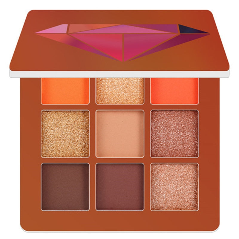 Beauty Glazed Neon Eyeshadow Pallete Colorful Waterproof Eyeshadow Makeup Pallete Lasting High Pigment Effect Eye Shadow