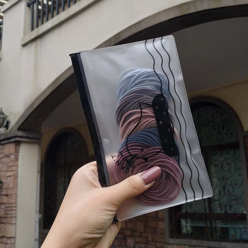 100pcs/bag  Hair Accessories women Rubber bands Scrunchie Elastic Hair Bands Girls Headband decorations ties Gum for hair