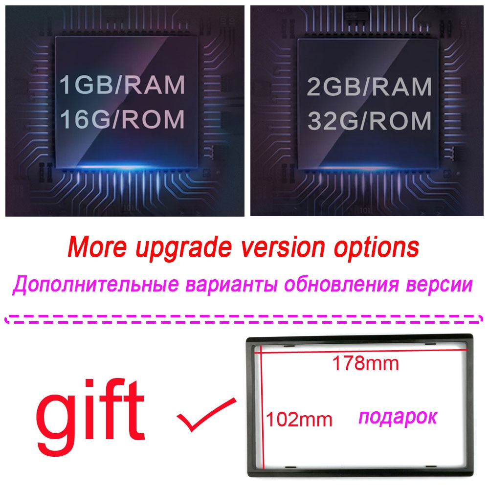 Android 8.1 2 Din Car radio Multimedia Video Player Universal auto Stereo GPS MAP For Volkswagen Nissan Hyundai Kia toyota CR-V