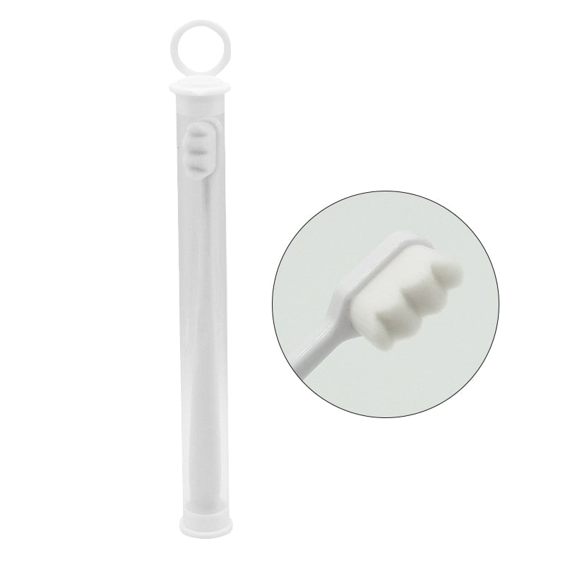 1PC Ultra-fine toothbrush Super soft bristle toothbrush with holder deep cleaning brush for Oral care Tools