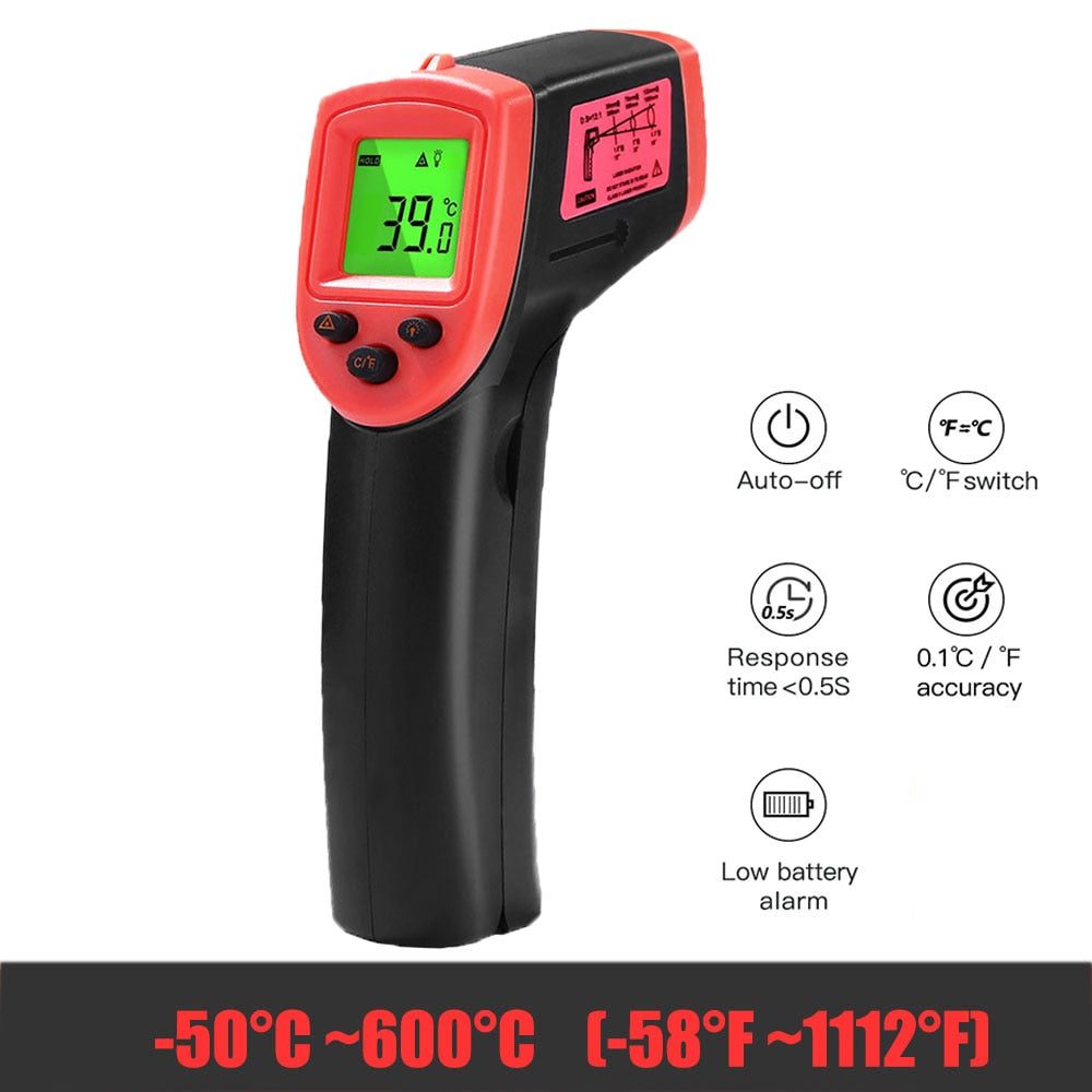 Vastar Digital GM320 Infrared Thermometer Non-Contact Temperature Meter Pyrometer IR Laser Point Gun -50~380 Celsius
