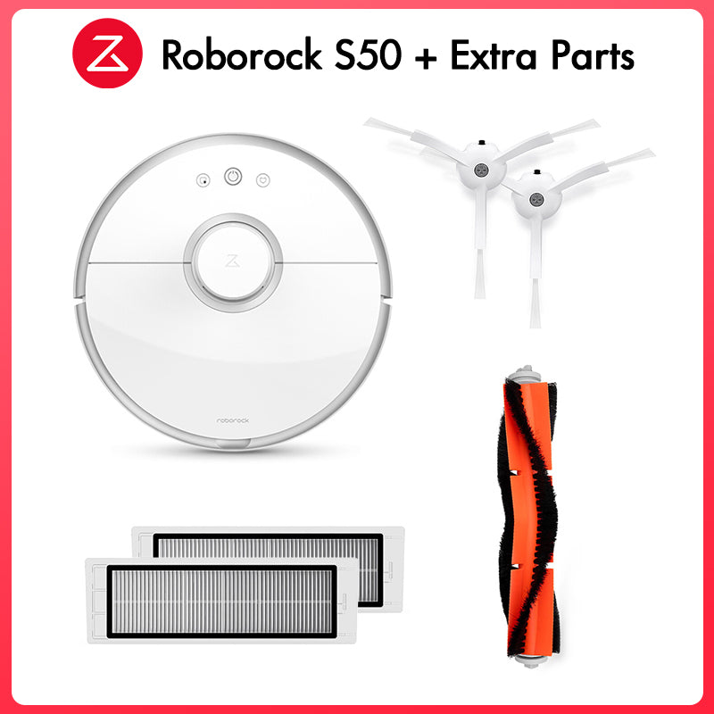 Roborock S50 S55 Xiaomi Robot Vacuum Cleaner 2 for Home Mi Smart Carpet Cleaning Dust Sweeping Wet Mopping Robotic Planned Clean