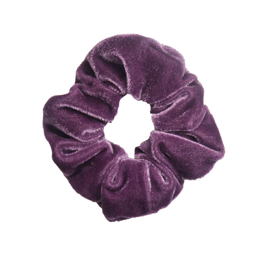 1Pc Women Elastic Hair Ring Winter Soft Velvet Rubber Bands Hair Bands Girls Sweet Solid Color Hair Accessories Ponytail Holder