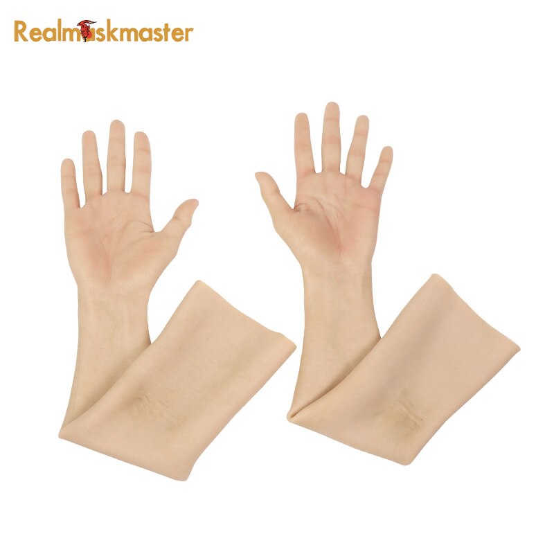 Silicone man made high level realistic silicone glove female artificial skin Lifelike fake hands crossdresser