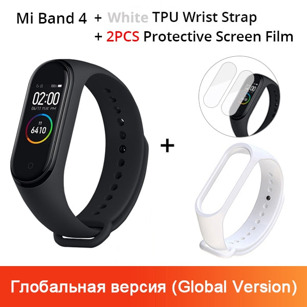 Xiaomi Mi Band 4 Original 2019 Newest Music Smart Miband 4 Bracelet Heart Rate Fitness 135mAh Color Screen Bluetooth 5.0