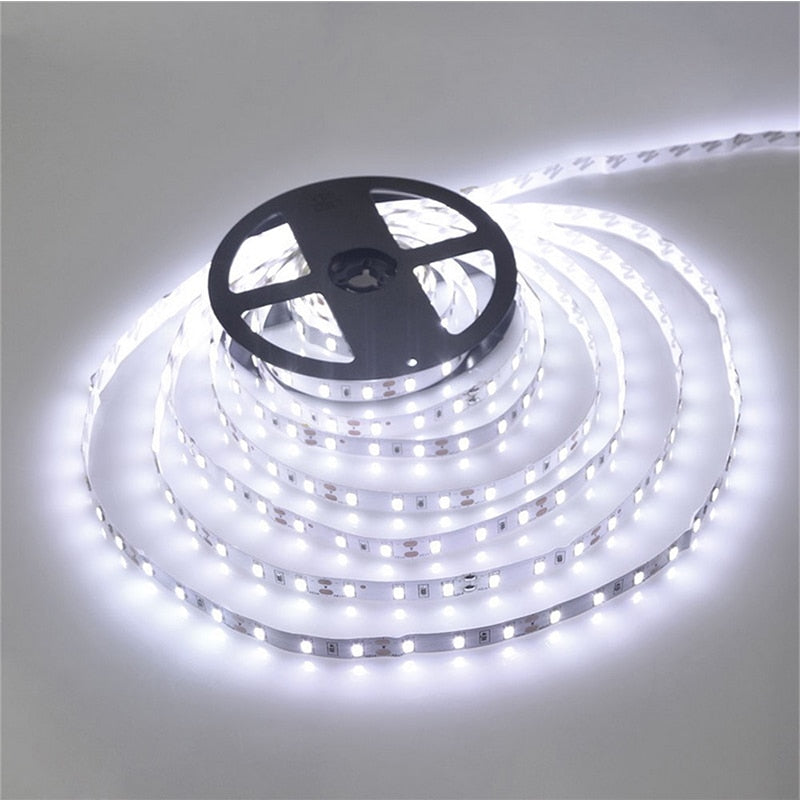 5M 300 LED Strip Light Non Waterproof DC12V Ribbon Tape Brighter SMD3528 Cold White/Warm White/Ice Blue/Red/Green/blue