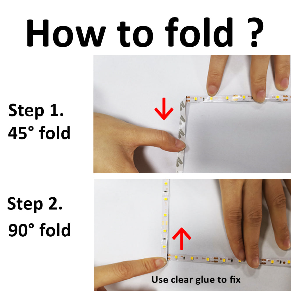 Vanity Makeup Mirror Light 5V USB LED Flexible Tape USB Cable Powered Dressing mirror Lamp Decor 0.5m -5m