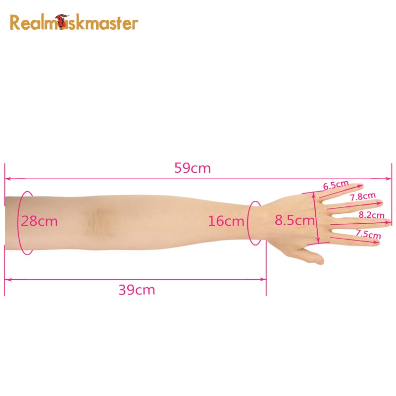 Silicone man made high level realistic silicone glove female artificial skin Lifelike fake hands crossdresser
