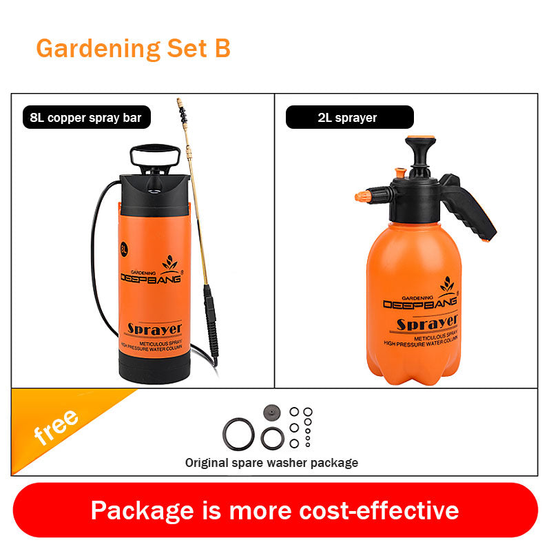 Hot Sale Garden Pressure Sprayer Irrigation Flower Plant Comes With Pressure Gauge Watering Can Pesticide Fertilizer Spray Tool