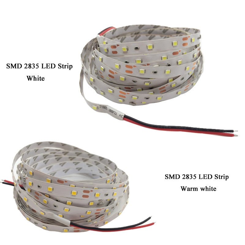 5M 300 LED Strip Light Non Waterproof DC12V Ribbon Tape Brighter SMD3528 Cold White/Warm White/Ice Blue/Red/Green/blue