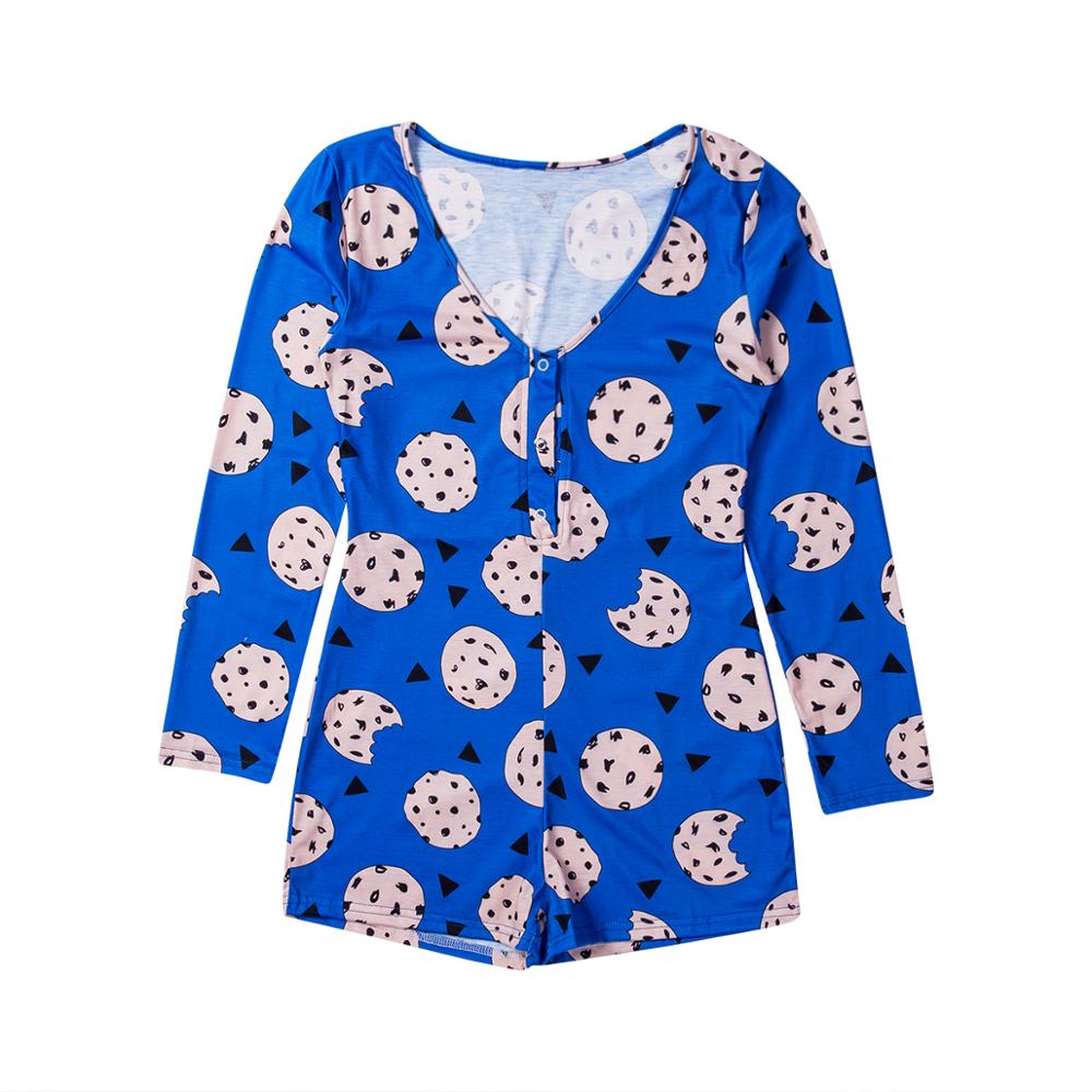 Sexy Women Bodysuit Long Sleeve Deep V Neck Bodycon Stretch Leotard Crop Tops Button Short Romper Sleepwear Overalls for women