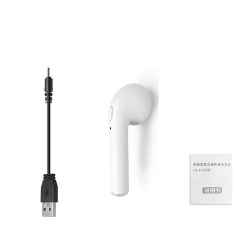 i7s TWS Wireless Bluetooth Earphone In-ear Stereo Gaming Sport Earbuds With Charging Box for iPhone Xiaomi huawei
