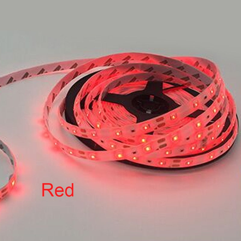 5M 300 LED Strip Light Non Waterproof DC12V Ribbon Tape Brighter SMD3528 Cold White/Warm White/Ice Blue/Red/Green/blue