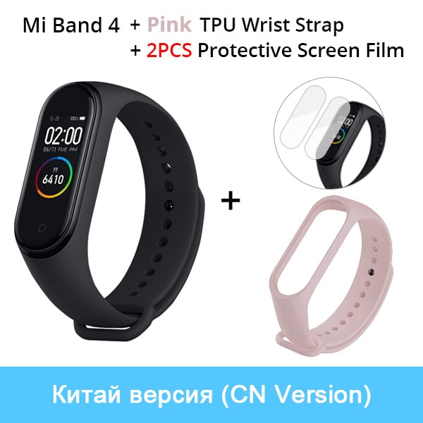 Xiaomi Mi Band 4 Original 2019 Newest Music Smart Miband 4 Bracelet Heart Rate Fitness 135mAh Color Screen Bluetooth 5.0