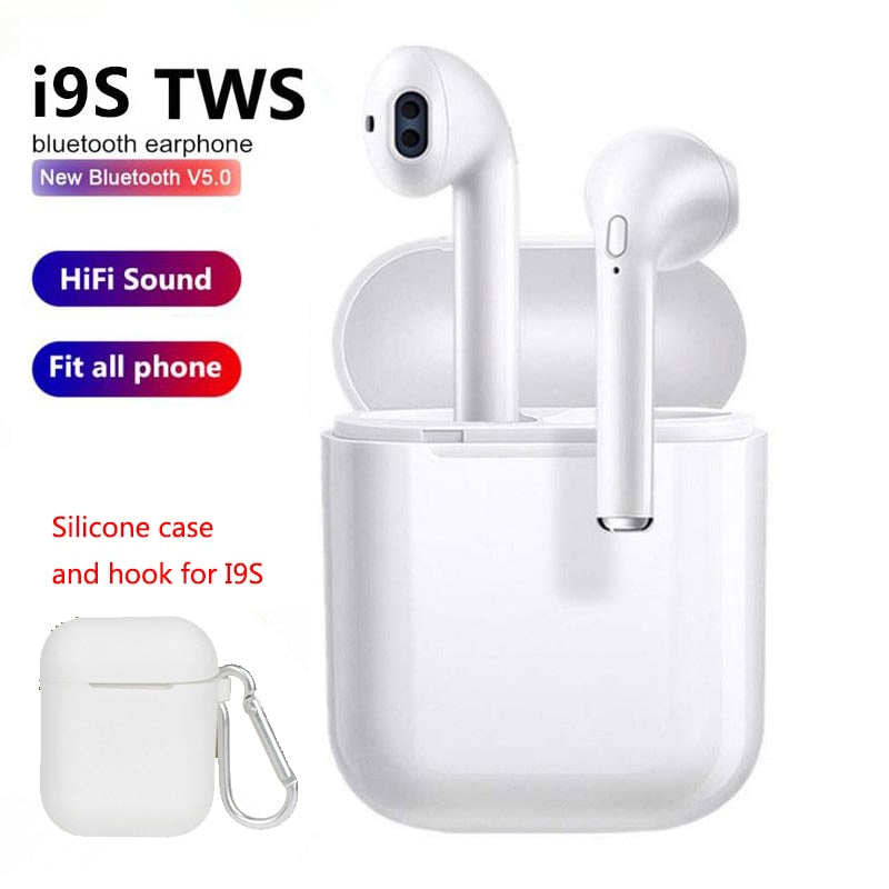 I9s Tws Headphone Wireless Bluetooth 5.0 Earphone Mini Earbuds With Mic Charging Box Sport Headset For Smart Phone