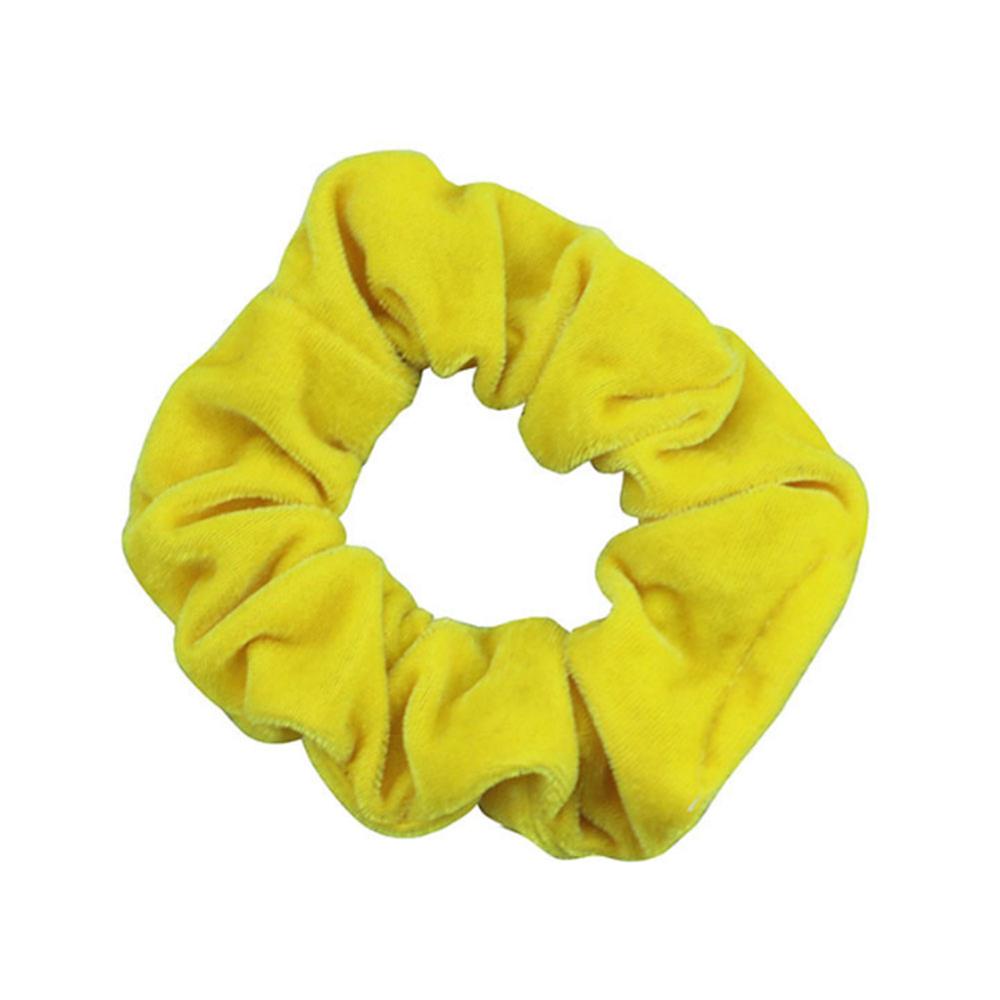 1Pc Women Elastic Hair Ring Winter Soft Velvet Rubber Bands Hair Bands Girls Sweet Solid Color Hair Accessories Ponytail Holder