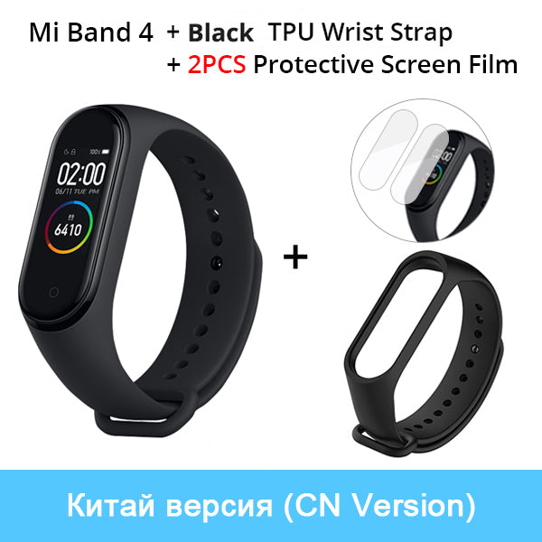 Xiaomi Mi Band 4 Original 2019 Newest Music Smart Miband 4 Bracelet Heart Rate Fitness 135mAh Color Screen Bluetooth 5.0