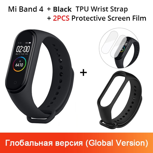 Xiaomi Mi Band 4 Original 2019 Newest Music Smart Miband 4 Bracelet Heart Rate Fitness 135mAh Color Screen Bluetooth 5.0
