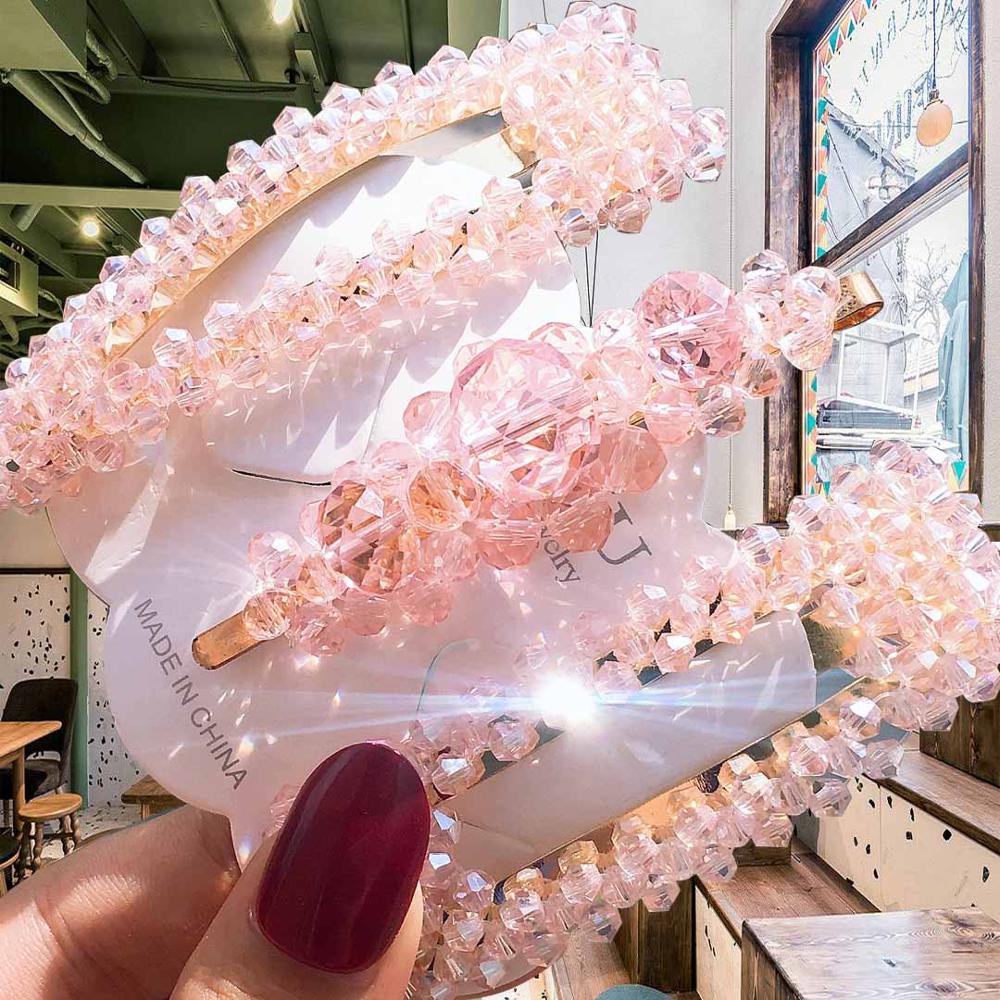 1Set Popular Pearl Hair Clips Fashionable Woman Summer Hair accessories Hairpins BB Clip Styling Tools Barrettes Headwear