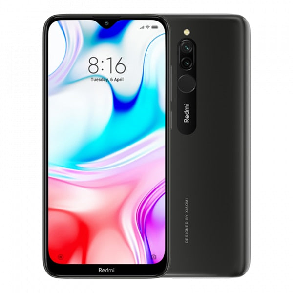 In Stock Global ROM Xiaomi Redmi 8 4GB 64GB Snapdragon 439 Octa Core 12MP Dual Camera Mobile Phone 5000mAh Large Battery OTA