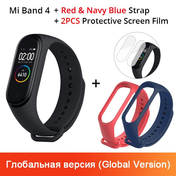 Xiaomi Mi Band 4 Original 2019 Newest Music Smart Miband 4 Bracelet Heart Rate Fitness 135mAh Color Screen Bluetooth 5.0