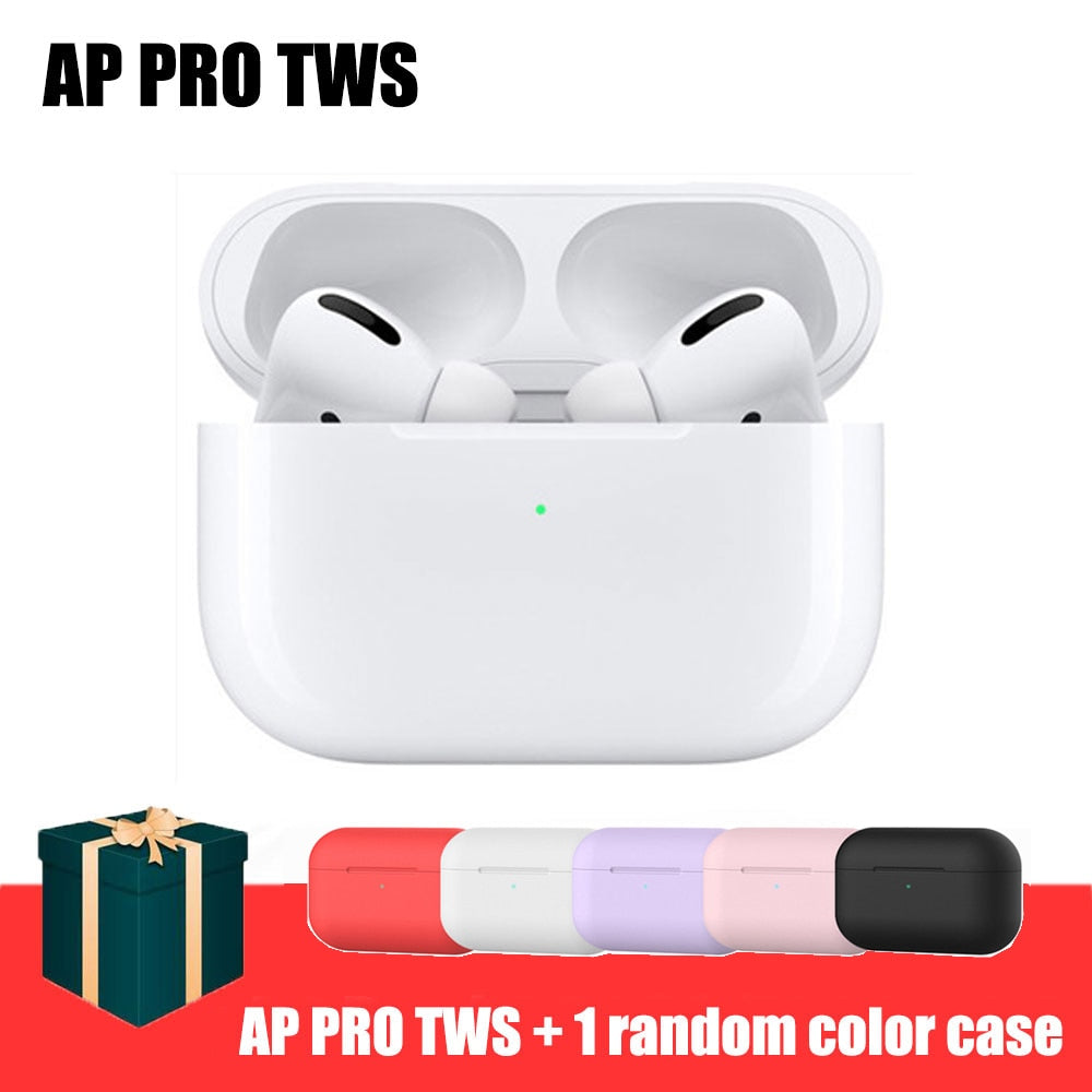 AP Pro TWS Wireless Charge Bluetooth 5.0 Earphone Copy1:1 Air 3Pro 8D Bass Earbuds  Not W1H1 1536u chip i80 i100000 i9000 proTWS