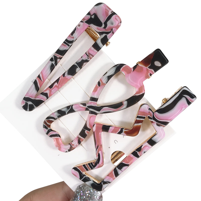 1Set Popular Pearl Hair Clips Fashionable Woman Summer Hair accessories Hairpins BB Clip Styling Tools Barrettes Headwear