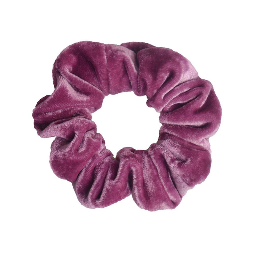 1Pc Women Elastic Hair Ring Winter Soft Velvet Rubber Bands Hair Bands Girls Sweet Solid Color Hair Accessories Ponytail Holder