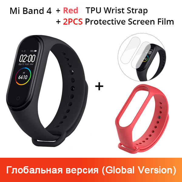 Xiaomi Mi Band 4 Original 2019 Newest Music Smart Miband 4 Bracelet Heart Rate Fitness 135mAh Color Screen Bluetooth 5.0