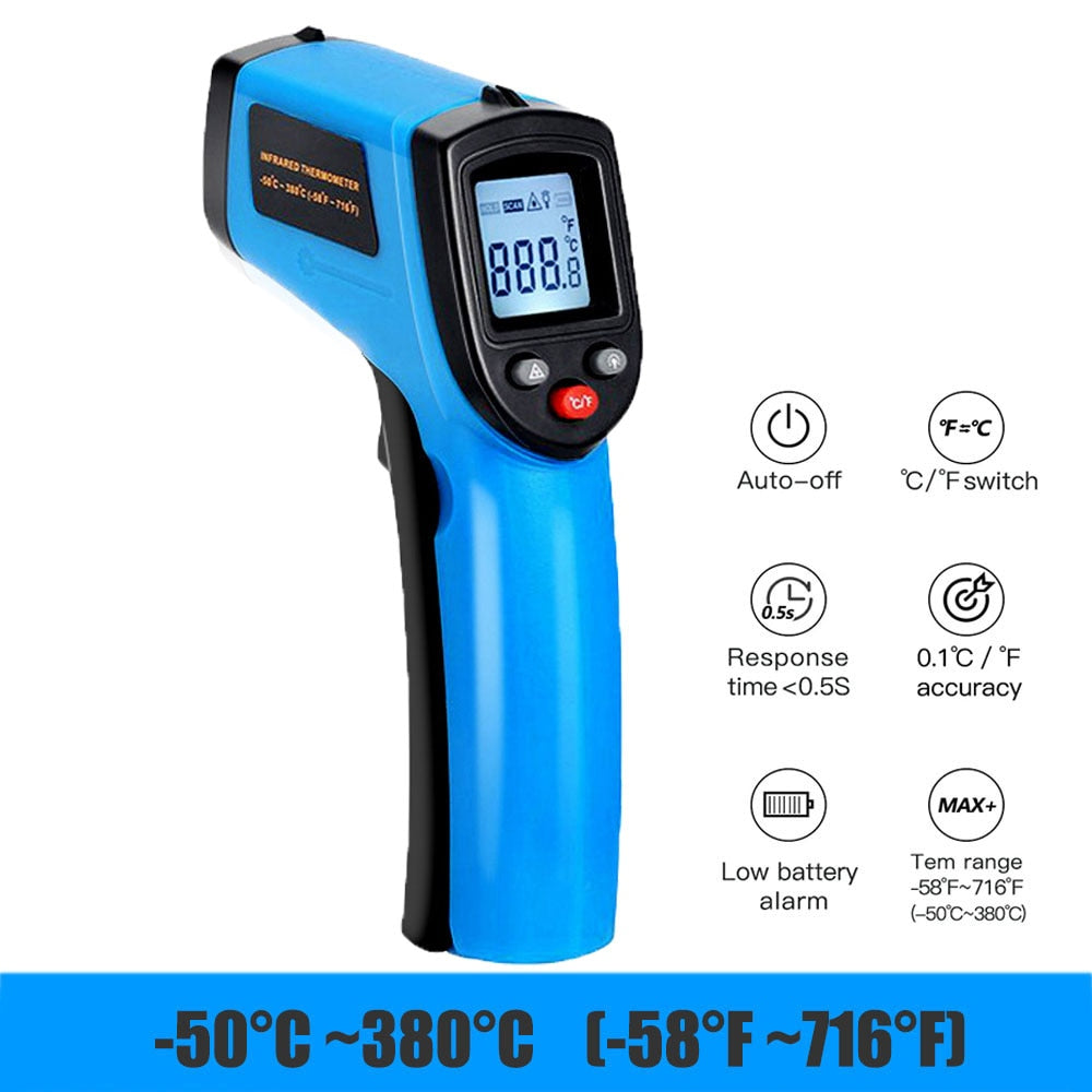 Vastar Digital GM320 Infrared Thermometer Non-Contact Temperature Meter Pyrometer IR Laser Point Gun -50~380 Celsius
