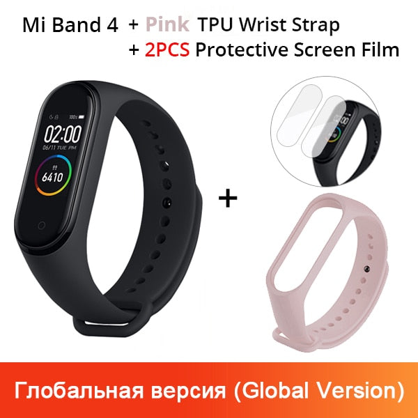 Xiaomi Mi Band 4 Original 2019 Newest Music Smart Miband 4 Bracelet Heart Rate Fitness 135mAh Color Screen Bluetooth 5.0