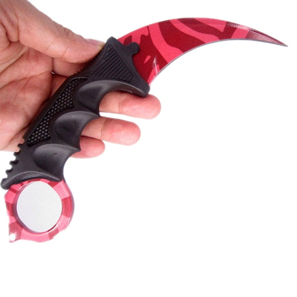 emerald offensive csgo fight tactical claw outdoor CS strike camp hike defense karambit counter knife real combat GO hawkbill