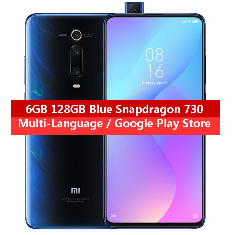 In Stock Xiaomi Mi 9T 6GB 128GB Mobile Phone Snapdragon 730 48MP AI Rear Camera 4000mAh 6.39" AMOLED Display MIUI Global Version