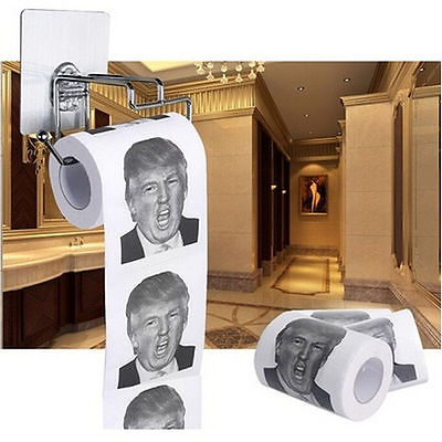 Hot Donald Trump $100 Dollar  Humour Toilet Paper Bill Toilet Paper Roll Novelty Gag Gift Dump Trump Funny Gag Gift