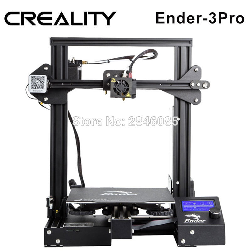 CREALITY 3D Ender-3 Pro 3D Printer Upgraded Magnetic Build Plate Resume Power Failure Printing DIY KIT Mean Well Power Supply