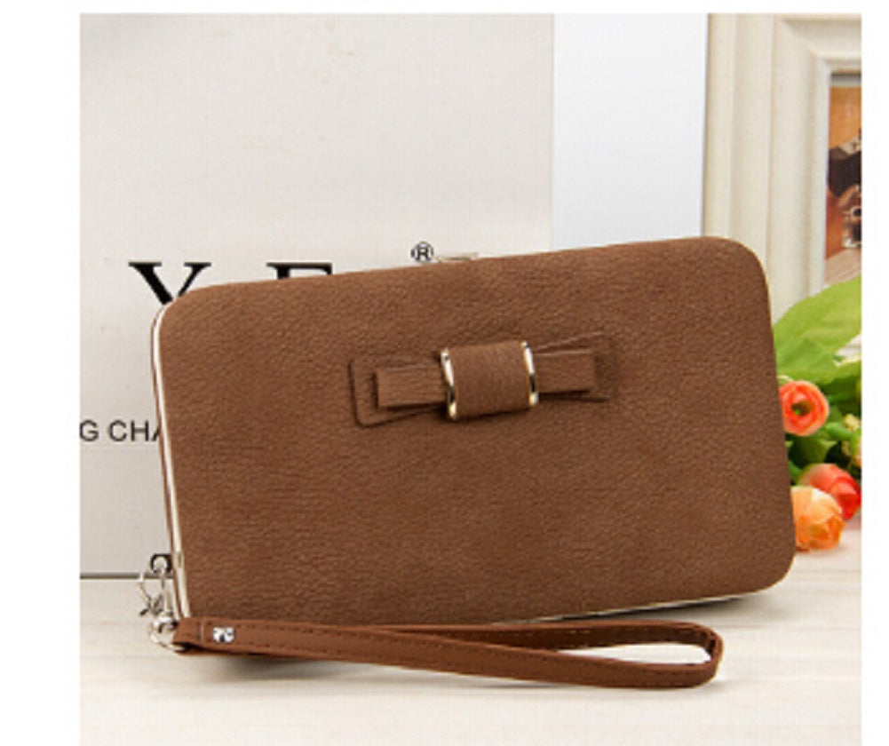 new Casual Long Women heel Purses Box Wallets Card Holder Mobile handbag case storage bag home