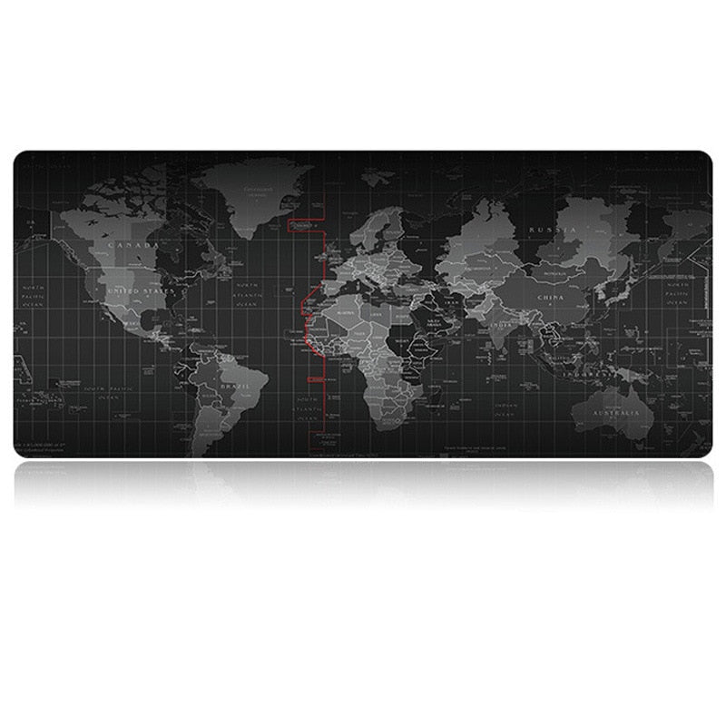 ZUOYA Hot Sell Extra Large Mouse Pad Old World Map Gaming Mousepad Anti-slip Natural Rubber with Locking Edge Gaming Mouse Mat