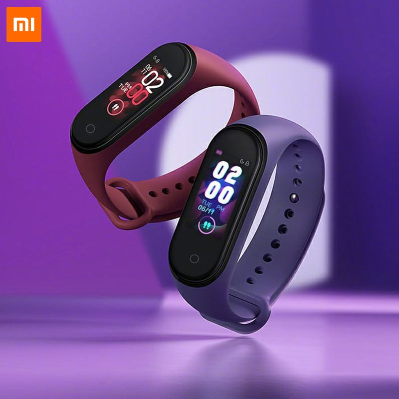 Xiaomi Mi Band 4 Original 2019 Newest Music Smart Miband 4 Bracelet Heart Rate Fitness 135mAh Color Screen Bluetooth 5.0