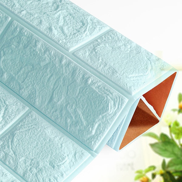 3D Wall Stickers Imitation Brick Bedroom Decor Waterproof Self-adhesive Wallpaper For Living Room Kitchen TV Backdrop Decor