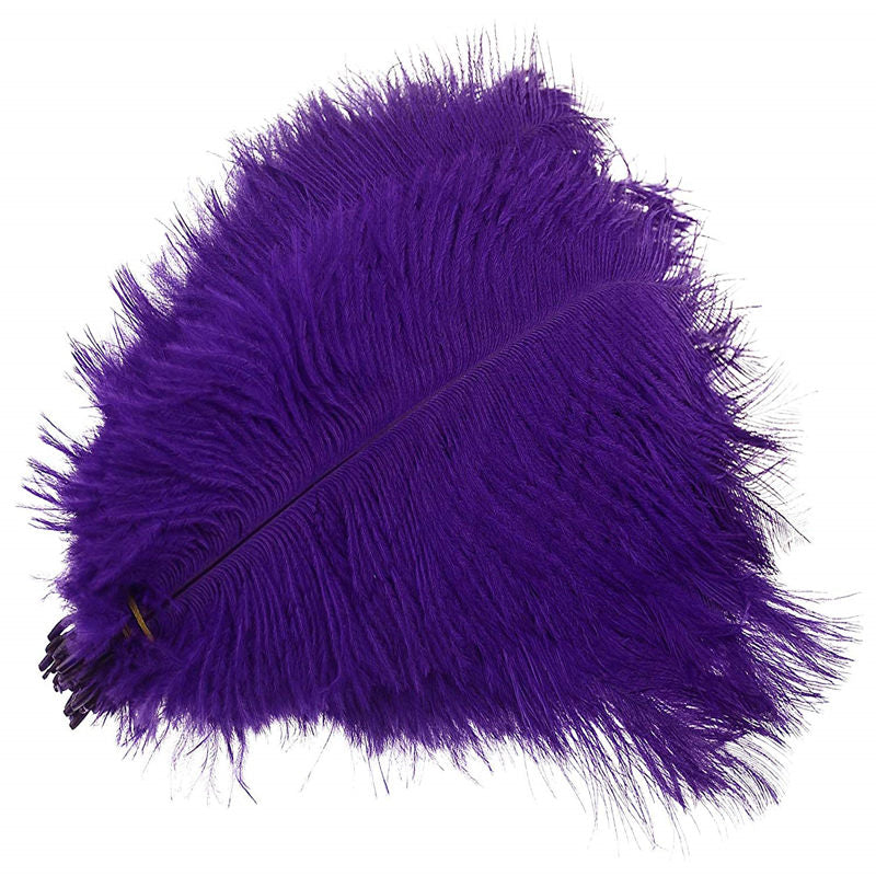 Wholesale High Quality Purple ostrich feathers 15-70cm 10-200pcs/lot DIY Party/wedding Decoration Plumes and feathers for crafts