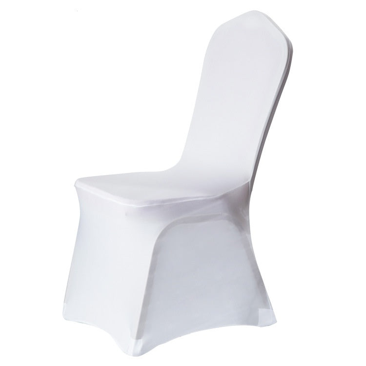 20 50 100 PCS Stretch Elastic Universal White Spandex Wedding Chair Covers for Weddings Party Banquet Hotel Polyester Fabric